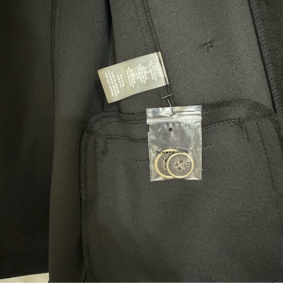 Tommy Hilfiger faux suede black blazer S - Picture 7 of 7